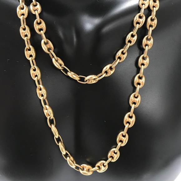 Gucci Link Chain >> Jewelry 14k Yellow Gold Puffed Mariner Gucci Link Chain Poshmark Gucci Link Chain >> Jewelry 14k Yellow Gold Puffed Mariner Gucci Link Chain Poshmark